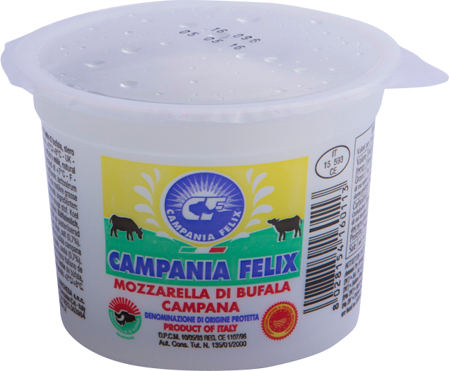 Mozzarella Di Bufala D.O.P. Vaschetta Da 200g (11/Cassa) CAMPANIA FELIX