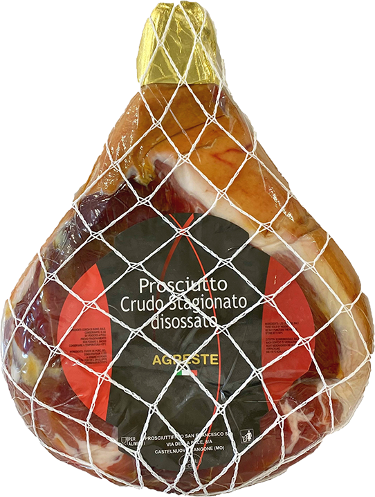 Prosciutto Crudo M.E.C. 12 Mesi Sottovuoto Piatto (5/6kg approx.) SAN FRANCESCO