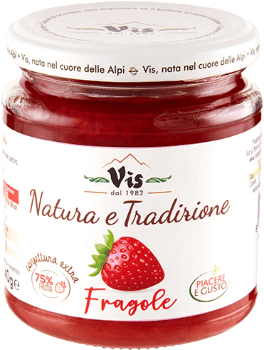 Confettura Extra Fragole 340g VIS