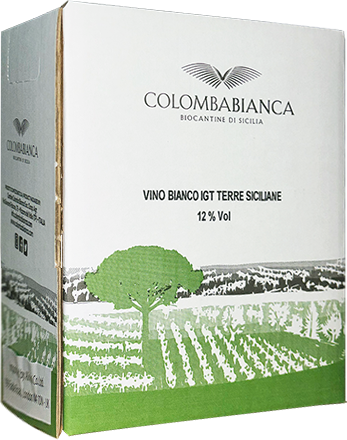 Vino Bianco I.G.T. Terre Siciliane 3lt (2024) Bag in a Box TERRE DI VITA