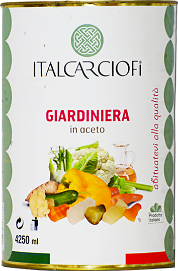 Giardiniera in Aceto 4.25lt ITALCARCIOFI