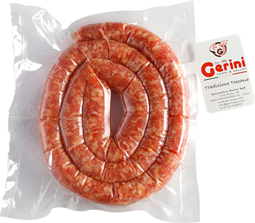 Salsiccia Fresca Luganega di Puro Suino Sottovuoto (500g approx.) SALUMIFICIO GERINI
