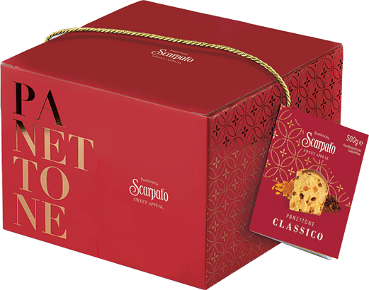 Panettone Classico (Scatola Rossa) 500g SCARPATO