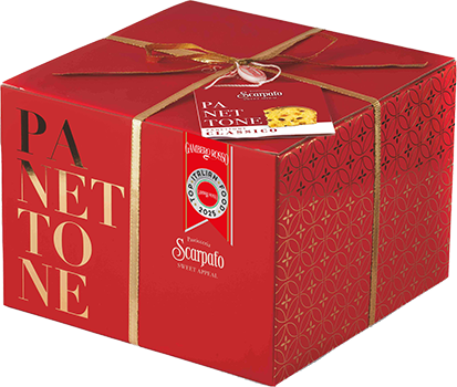 Panettone Classico (Scatola Rossa) 1kg SCARPATO
