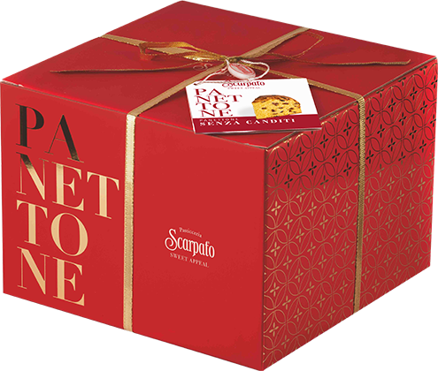 Panettone Senza Canditi (Scatola Rossa) 1kg SCARPATO