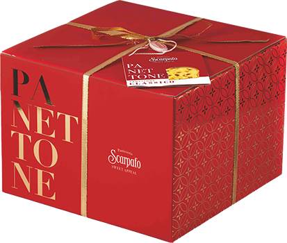 Panettone Glassato (Scatola Rossa) 1kg SCARPATO
