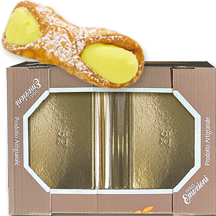Cannoli Siciliani Limone 1.5Kg DOLCI EMOZIONI