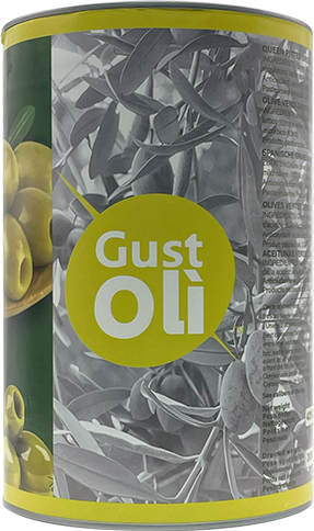 Queen Pitted Green Olives 80/100 4.25kg ARROS CALDOS