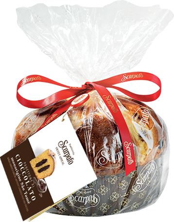 Panettone Cioccolato Sâo Tomé (Cellophane) 1kg SCARPATO