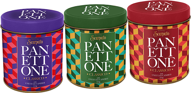 Mini Panettone Classico (Latta) 100g SCARPATO