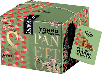 Panettone Tokyo Style Chocolate 800g SCARPATO