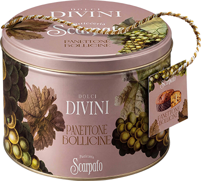 Panettone Bollicine (Latta) 750g SCARPATO