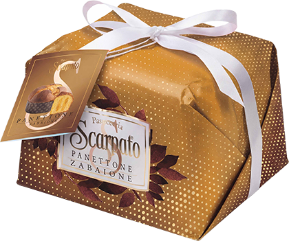Panettone Zabaione (Incarto a Mano Prestige) 750g SCARPATO