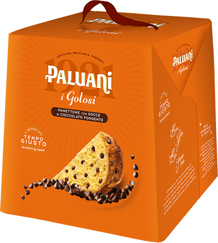 Panettone Con Gocce Di Cioccolato 750g PALUANI