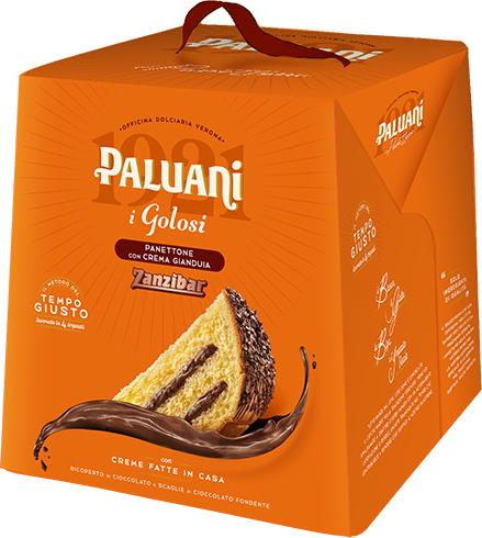 Panettone Con Crema Gianduia Zanzibar 750g PALUANI