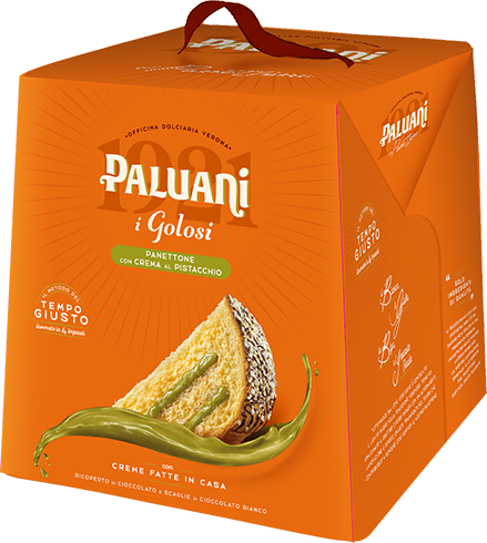 Panettone Con Crema Al Pistacchio 750g PALUANI