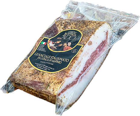 Guanciale Stagionato in Conca di Marmo Trancio 350g LA BOTTEGA DI ADÒ