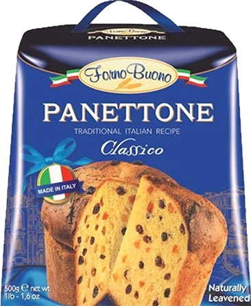 Panettone Classico 'Forno Buono' (Scatola) 500g PINETA