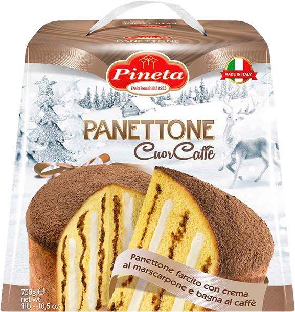 Panettone Cuor Caffè 750g PINETA