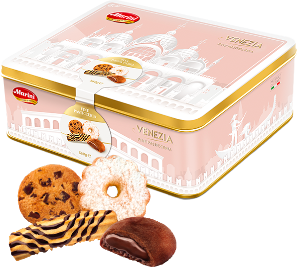Festive Offer - Latta Venezia Pasticceria Assortita 560g BISCOTTIFICIO VERONA