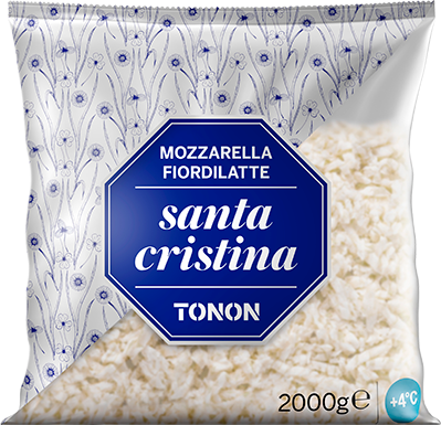 Mozzarella Fiordilatte Santa Cristina Cubetti 2kg TONON