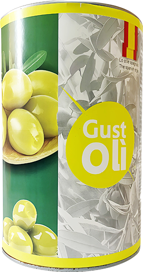 Large Whole Green Olives 80/100 4.42kg ARROS CALDOS